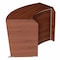 Linea Italia ADA Reception Desk, Wheelchair, Kids, 55 inW x 71 inD x 30 inH, Ash 55490CH - alternate 7